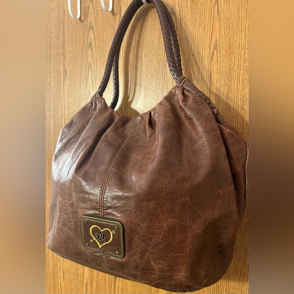 🚨VERY RARE🚨 The Sak Genuine Leather Large Hobo - Picture 3 of 10